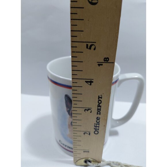 Vintage German Shepherd Coffee Mug By R Maystead Portrait Design With Box 3.75" - Picture 4 of 5